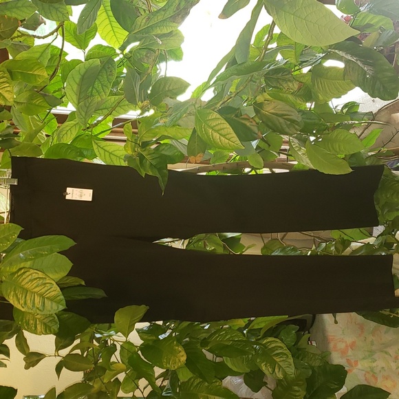 Express Columnist Barely Boot Mid Rise Black Pant 12 Short NWT - Picture 4 of 11